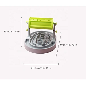 Woopet IQ Training Roller Slow Puzzle Food Leakage Food Feeder Cat Toy
