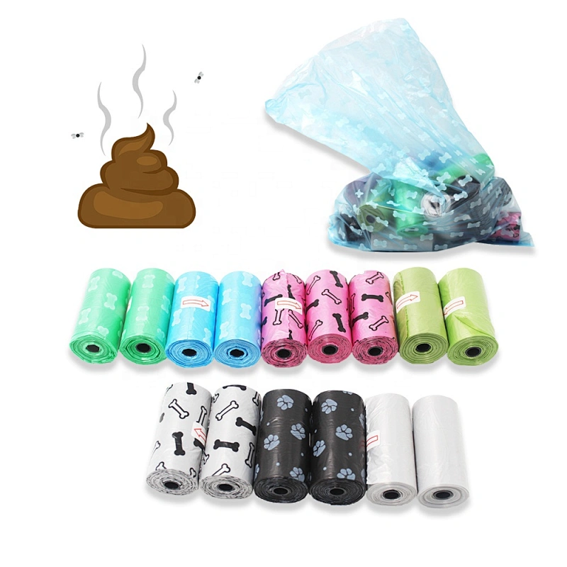 Degradable Pet Poop Bag Portable Garbage Bag Biodegradable Dog Waste Bags Dog walking Supplies