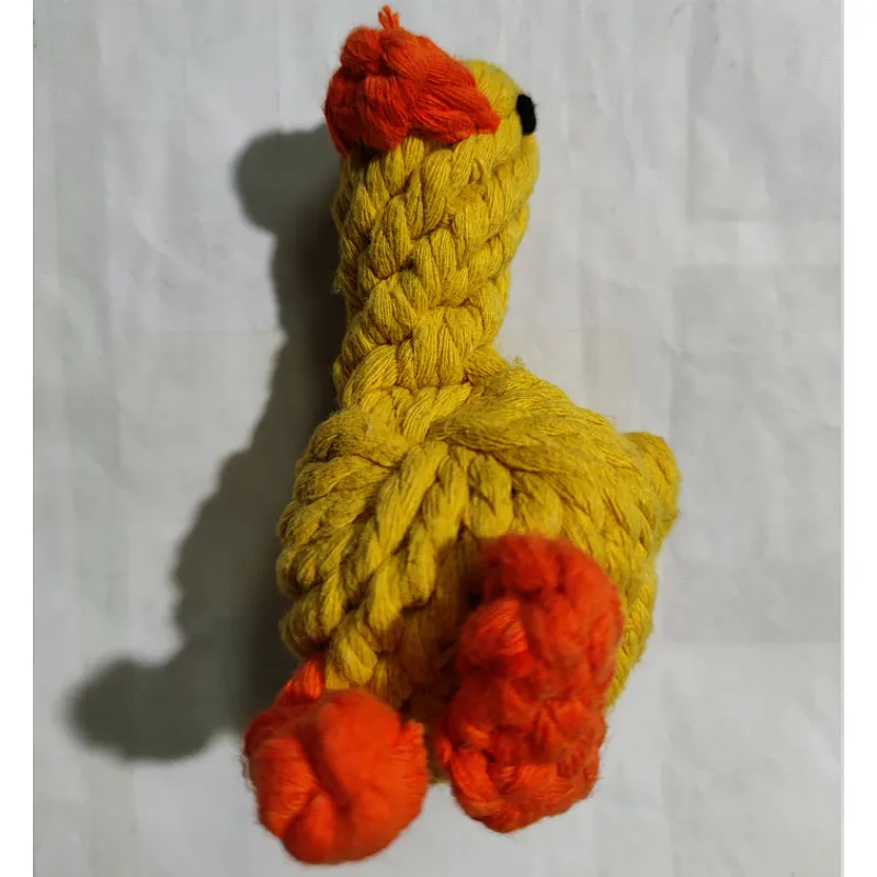 Wholesale Dog Cotton Rope Chew Toy  Chicken shape fast delivery from stock