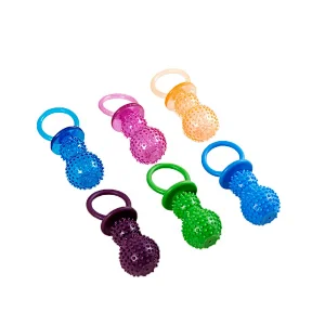 Dog Chew Toy Soft TPR Cute Color Solid  Interactive Pet Toy For Puppy