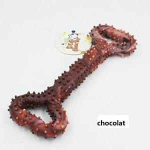 Interactive Multi Color Dog Chew Toy Bone Shaped For Aggressive Chewer Dog Toys 2021