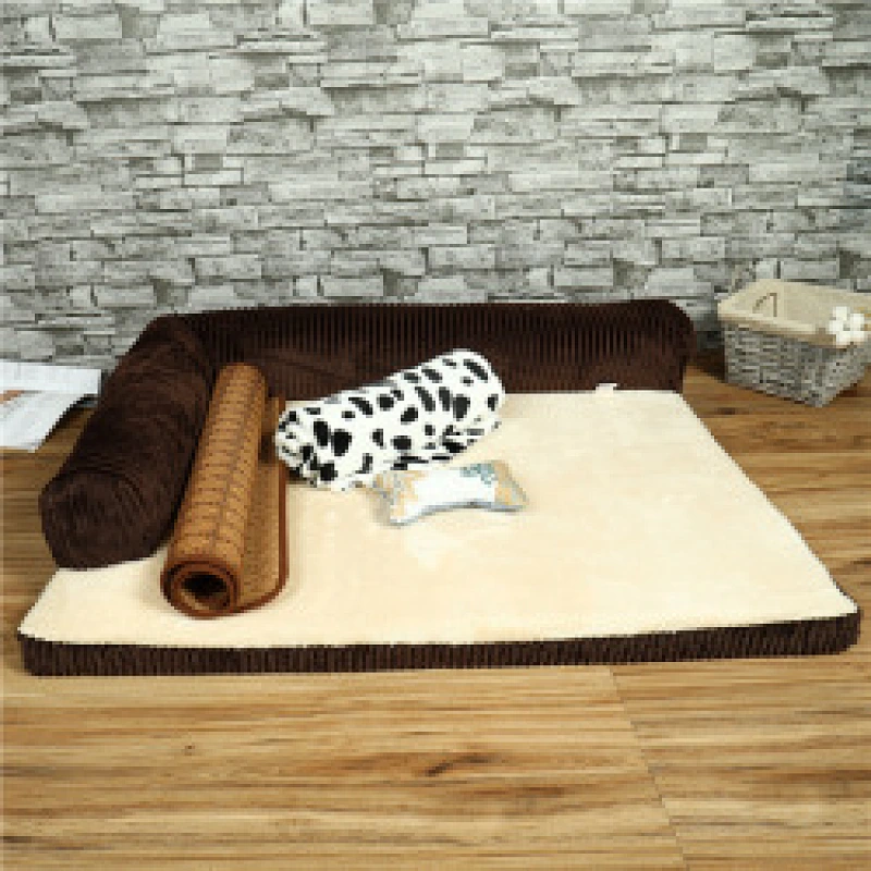 High quality fluffy washable pet sofa dog beds luxury pet dog beds funny shape