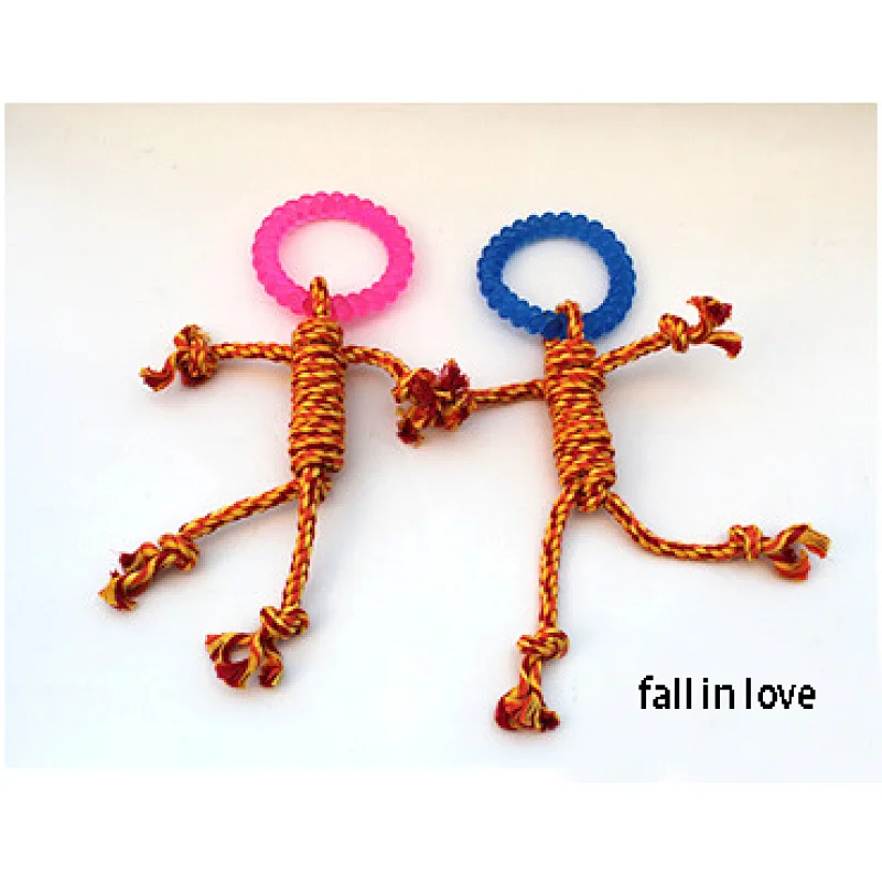 Wholesale Dog Interactive Cotton Rope With TPR Chew Toy Factory Direct