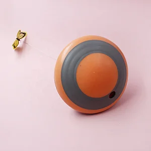 Butterfly 360 Rotate Cat Teaser  Electronic Toys Two Function With Ball