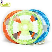 Multi Color TPR dog training Pet Frisby toy flying hover disc dog interactive pet toy