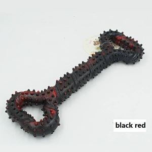 Interactive Multi Color Dog Chew Toy Bone Shaped For Aggressive Chewer Dog Toys 2021