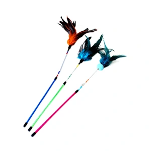 Teaser Stick Feather Teasing Cats
