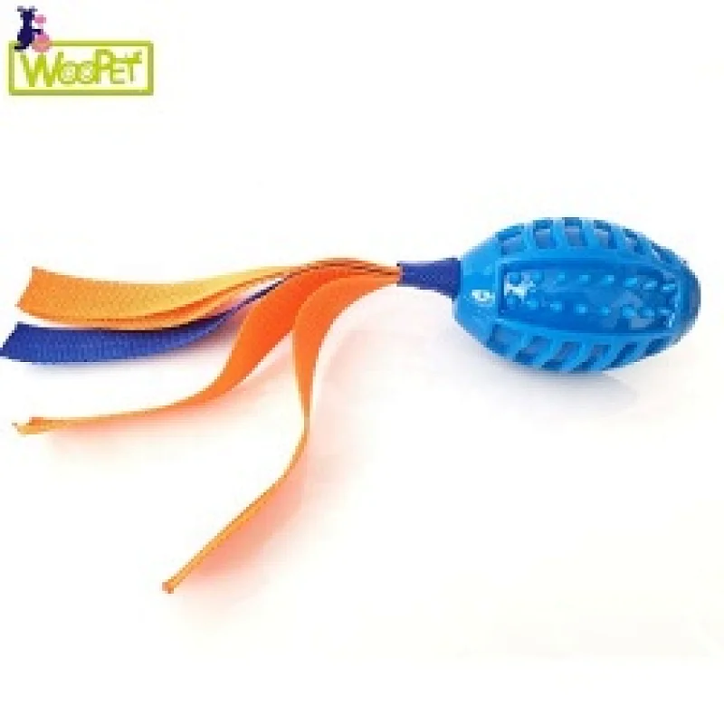 Rugby Shape Pet Toys Interactive Chew  Teething toy interactive floating toy for training dogs