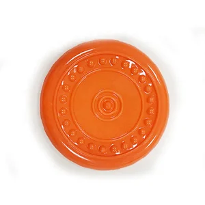 Pet Training Soft Frisbeed Transparent Flying Disc Fetch Silicone Fun Dog Soft Toy