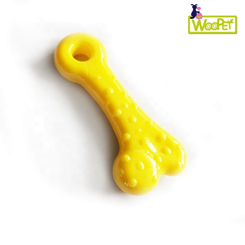 Dog Chew Toy Soft Rubber Cute Color Solid  Interactive Training Pet Toy For Puppy