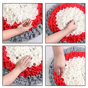 Custom new pet dog feeding mat for dogs lick pet food
