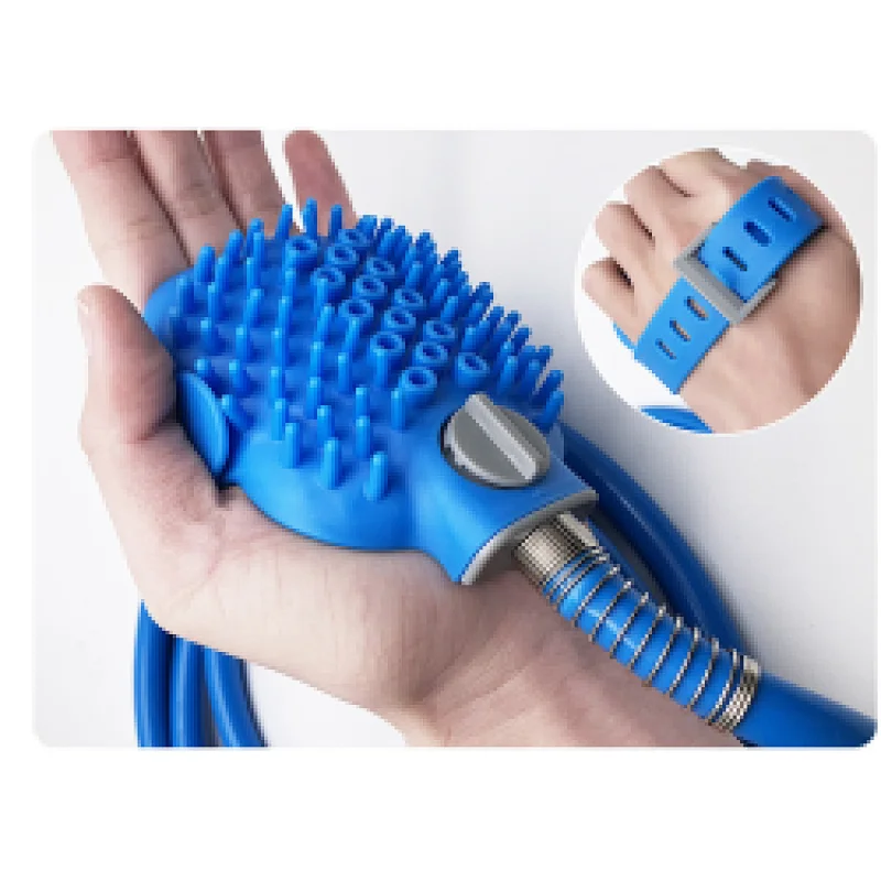 Dog cleaning supplies Portable Bath Brush Pet Shower Tools Suitable For Various Faucets
