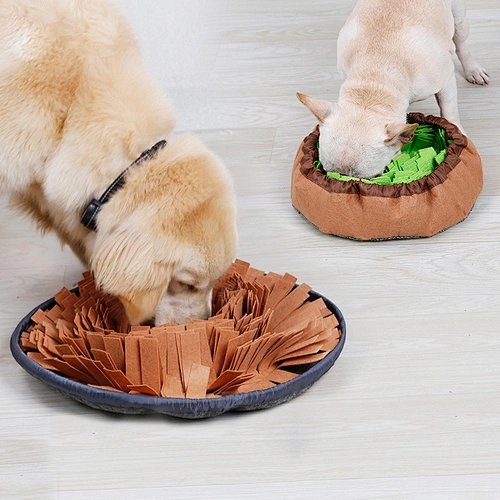 Amazon soft pet licking travel slow feeding dog bowl mat pulvinis wholesale