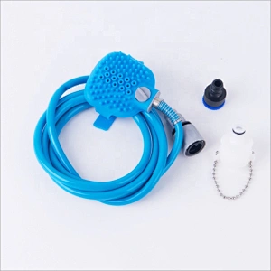Dog cleaning supplies Portable Bath Brush Pet Shower Tools Suitable For Various Faucets