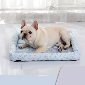 Amazon hot sale non slip soft pet mat pulvinis dog cooling sleep bed mat summer