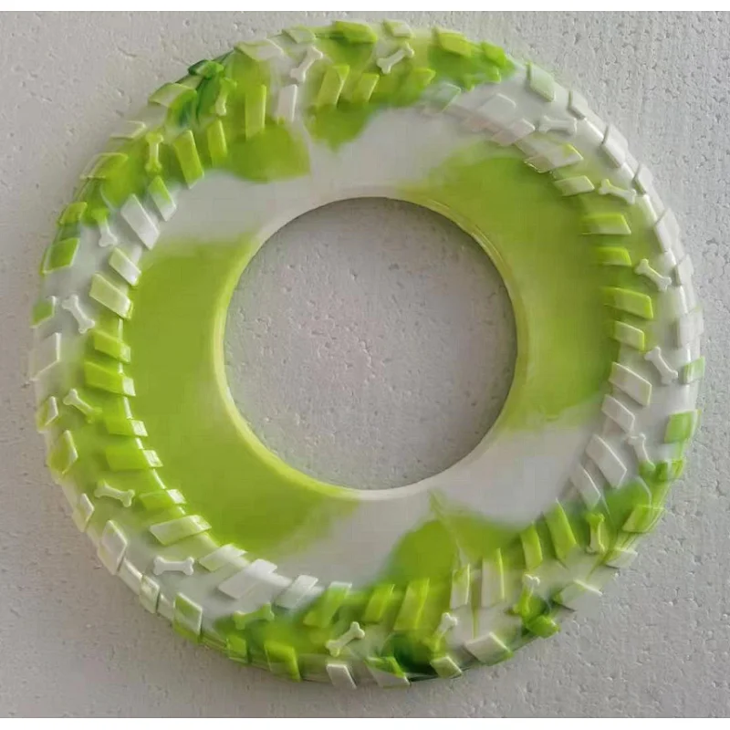 Multi Color TPR dog training Pet Frisby toy flying hover  disc dog interactive pet toy