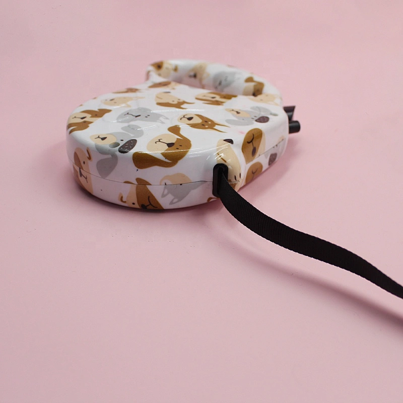 Printed Auto Dog Leash Factory Wholesale Anti-slip Retractable Handle Dog Training Lead 5m