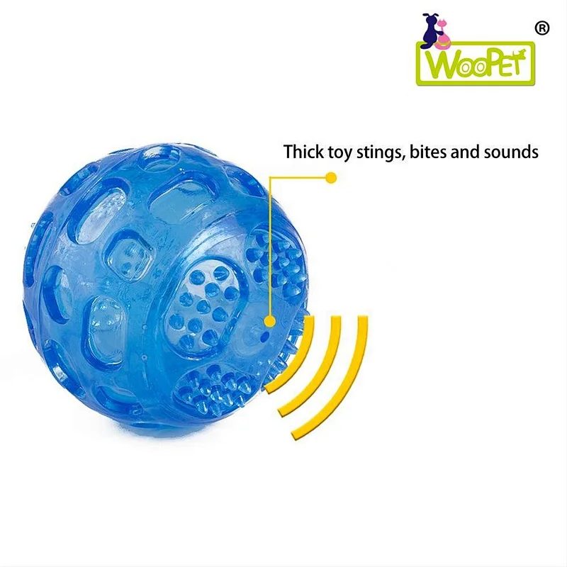 squeaky ball rubber dog toys  funny teeth cleaning toys ball toy