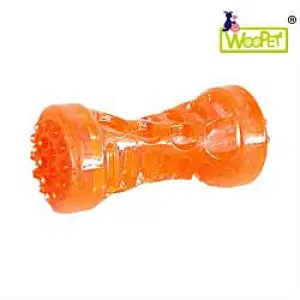 TPR Pet Products Squeak Chew Barbell Dog Toy Wholesale