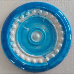 Two Tone Color TPR dog training soft Frisbeed toy flying  disc fetch silicone fun dog interactive pet toy