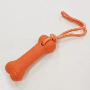 Swing And Fling Dura Eva Foam Rope Bone Dog Toy Larger Dogs Interactive Training Toy