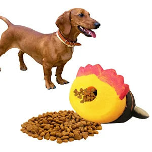 DIY Hand Painting Pet Toy TPR Foam Penguin Shape Chicken Flavor Chew Toy