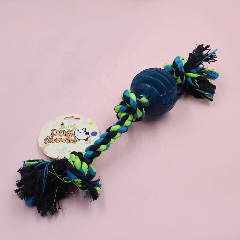 Interactive Training Cotton Rope TPR Tug Buddy Toss and Fetch Dog Chew Toy Set Your Proprietary  Goods  on Amazon