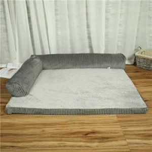 High quality fluffy washable pet sofa dog beds luxury pet dog beds funny shape
