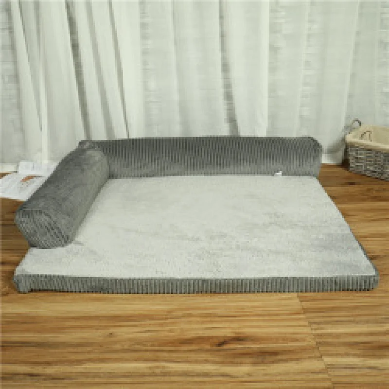 High quality fluffy washable pet sofa dog beds luxury pet dog beds funny shape