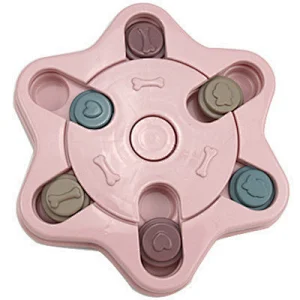 Plastic Professional Manufacturer Pet Educational Training Puzzle Portable Bowl Feeders Toy Eco Friendly