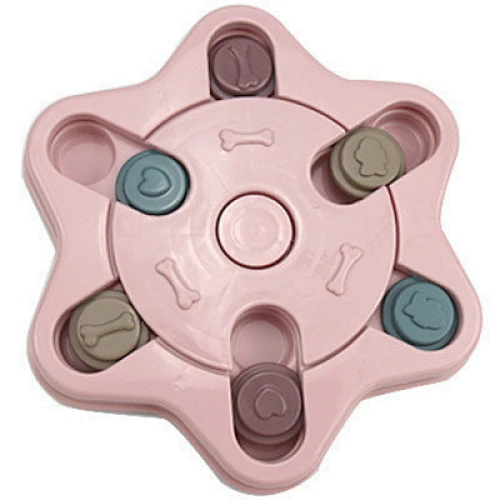 Plastic Professional Manufacturer Pet Educational Training Puzzle Portable Bowl Feeders Toy Eco Friendly
