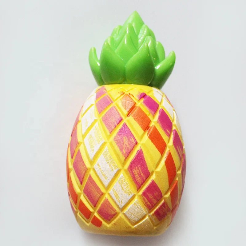 TPR Foam Pet Dog Cat Food Attractant Toy  pineapple Shape Chew Toy For Pets Who Dont Like Toys