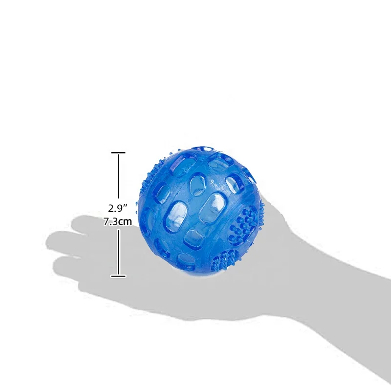 Squeaky Ball Dog Toys Funny Teeth Cleaning Toys Ball Toy 7.3cm