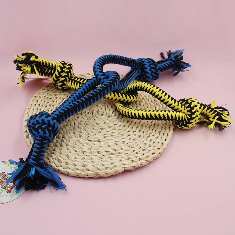 Interactive Training Cotton  Rope Tug of War Buddy Dog Chew Toy Your Proprietary  Goods  on Amazon