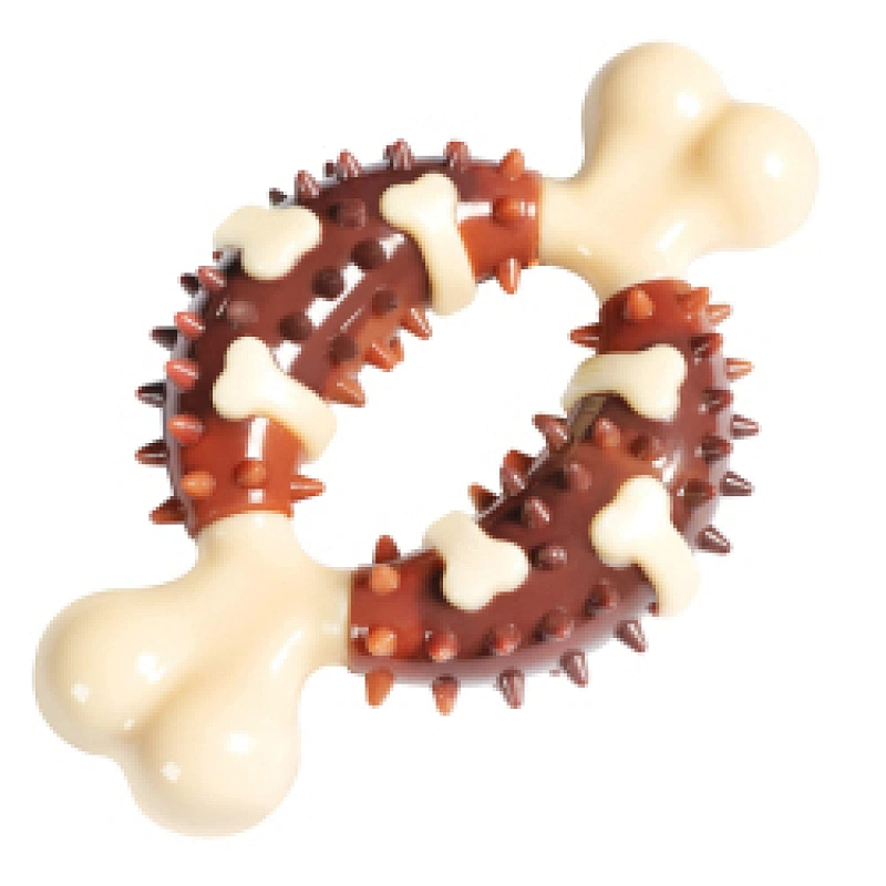 Amazon hot sale nylon tough dental dog pet chew toys for aggressive chewers new design 2022