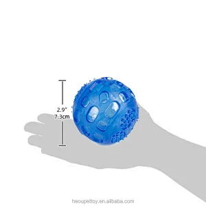 Most popular Indestructible Puppy Pet Cooling squeaky Dog Toys TPR Bite Resistant Chew