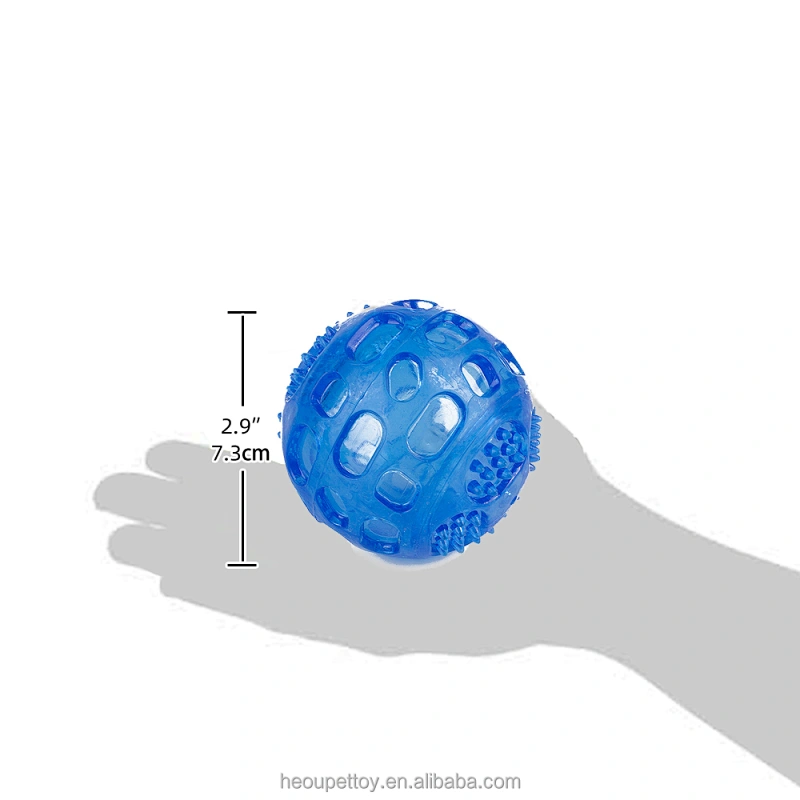 Most popular Indestructible Puppy Pet Cooling squeaky Dog Toys TPR Bite Resistant Chew