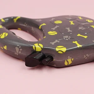 Printed Auto Dog Leash Factory Wholesale Anti-slip Retractable Handle Dog Training Lead 5m