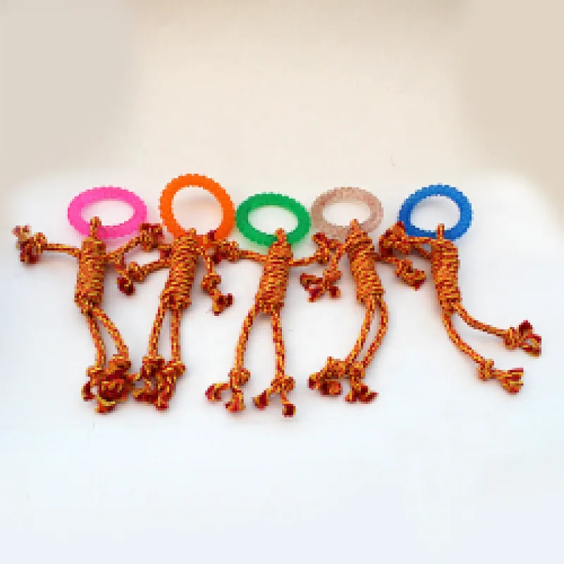 Wholesale Dog Interactive Cotton Rope With TPR Chew Toy Factory Direct