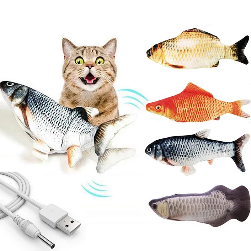 Hot Selling Available USB Flippity Fish Toy Flippity Electronic Cat Dog For Cat Dog Pet Playing
