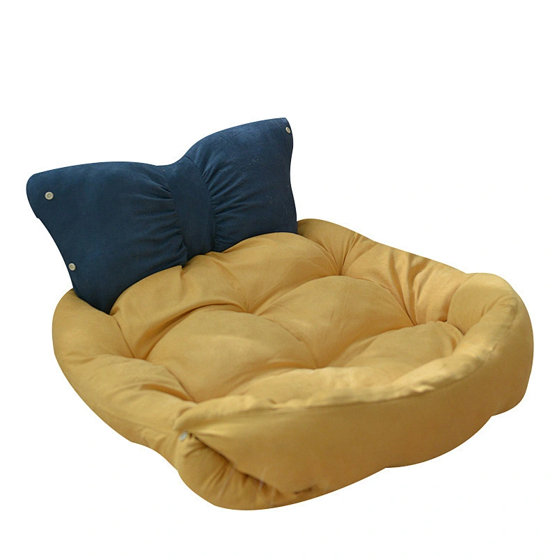 Hot sale PP cotton pet calming cozy supplies beds funny shape pet blue for couch
