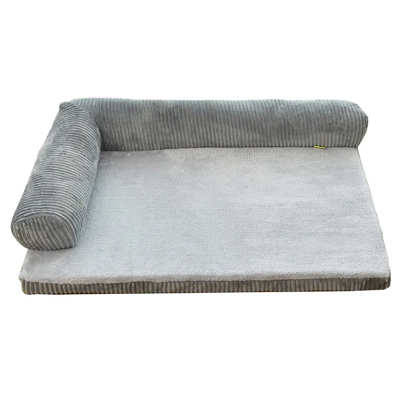 High quality fluffy washable pet sofa dog beds luxury pet dog beds funny shape