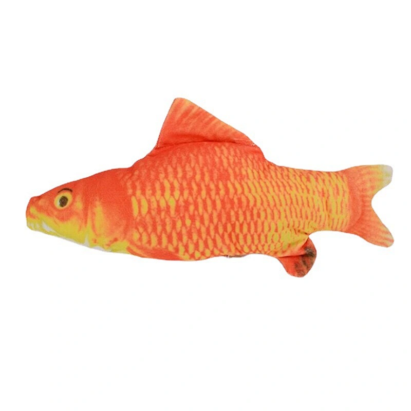 New Design Fish Toy Flippity Electronic Interactive Motorised Cat Dog Scratch Pet Toys