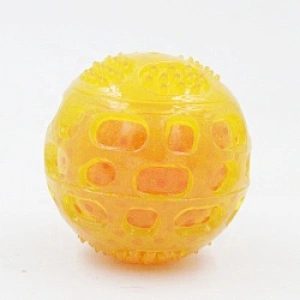 Dog Chew Toy Toothbrush  Coolable Squeaky Ball Teeth Cleaning Dogs Teether Cooling Summer Chew Toys