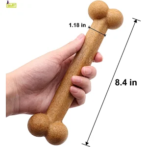 Biological Base Material Eco-Friendly Wooden With Food-Grade Plastic Chew Dog Toy
