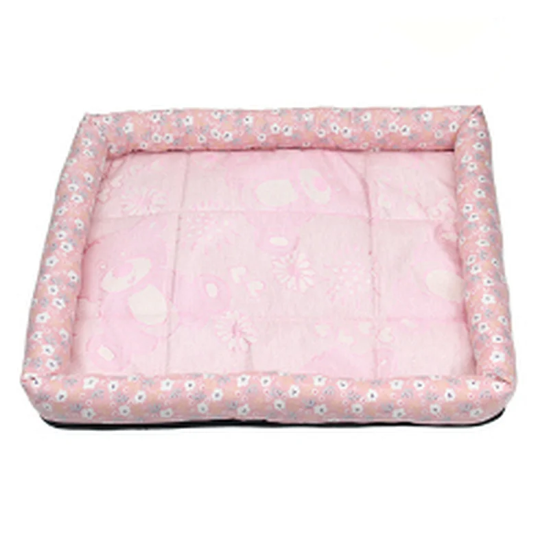 Amazon hot sale non slip soft pet mat pulvinis dog cooling sleep bed mat summer
