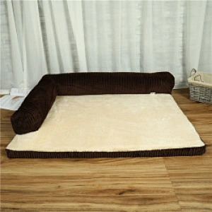 High quality fluffy washable pet sofa dog beds luxury pet dog beds funny shape