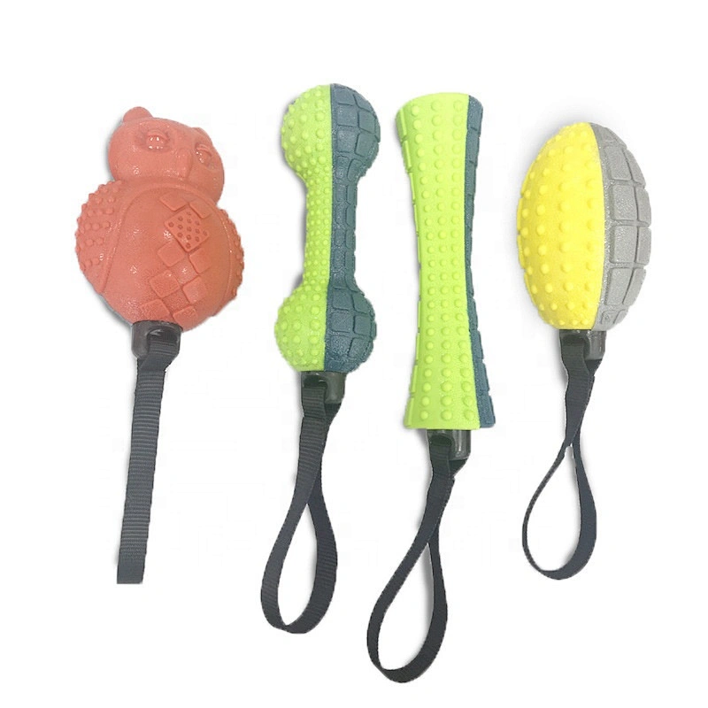 Toss and Fetch Rope TPR Interactive Dog Soft Toy