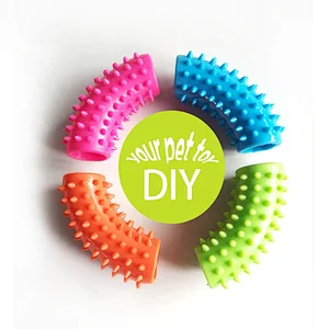 DIY Pet Toy Accessory Spike Tube TPR Material Eco Friendly