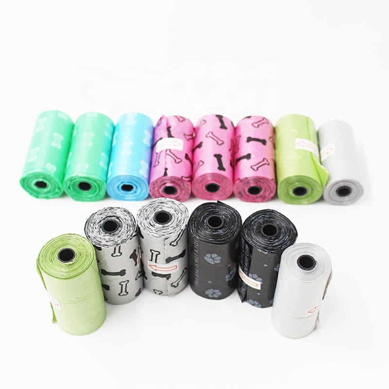 Degradable Pet Poop Bag Portable Garbage Bag Biodegradable Dog Waste Bags Dog walking Supplies